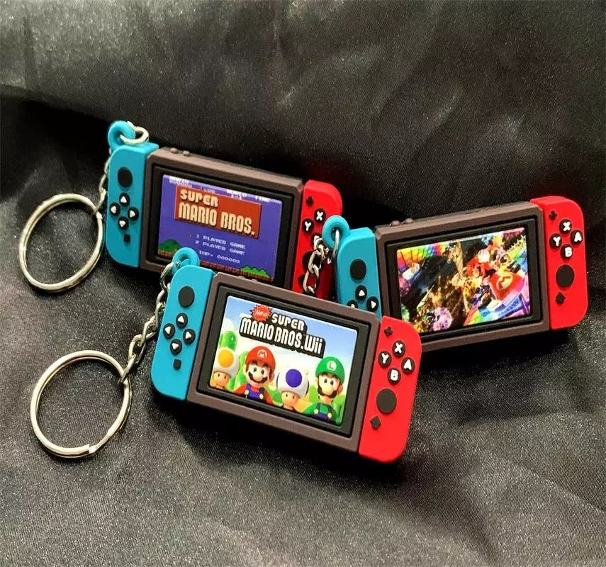 Nintendo Switch Super Mario Game Keychain
